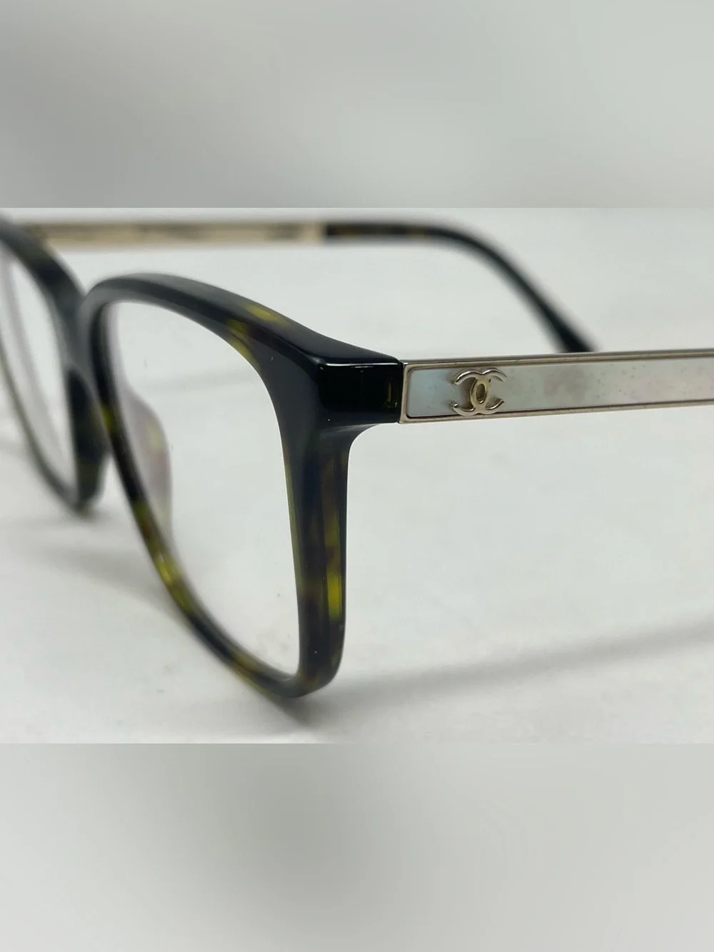 Chanel Eyeglasses 3331-H-A c.714 Dark Havana/Mother Of Pearl Italy 52 [] 16 140